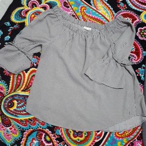 off the shoulder blouse